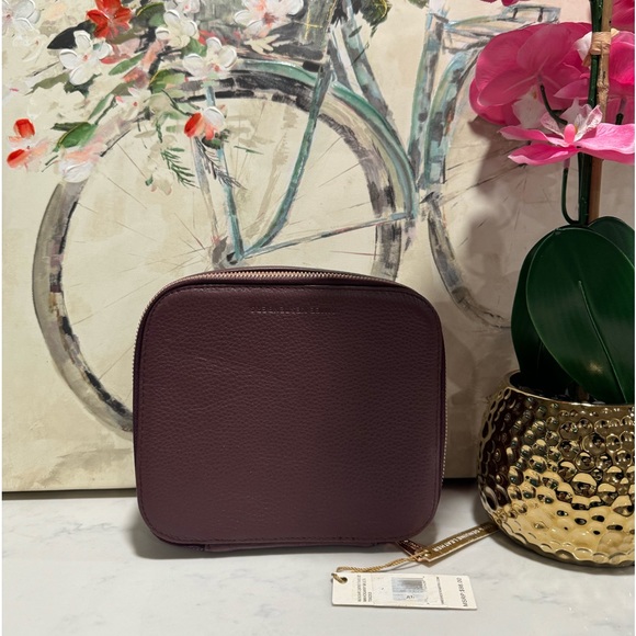 SOLD💜AIMEE KESTENBERG 3 pieces leather travel set ♥️ - Picture 2 of 12